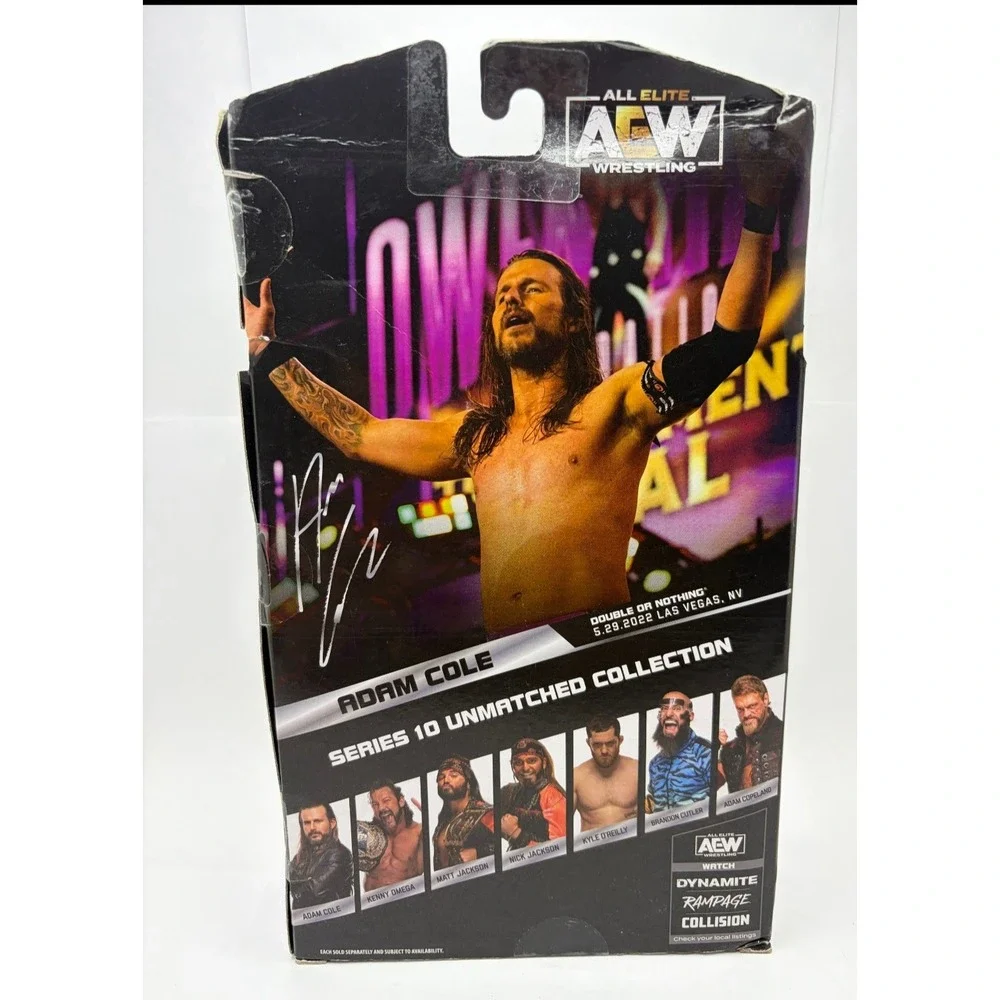 AEW Unmatched Series 10 Adam Cole Action Figure #75 Jazwares Wrestling Toy